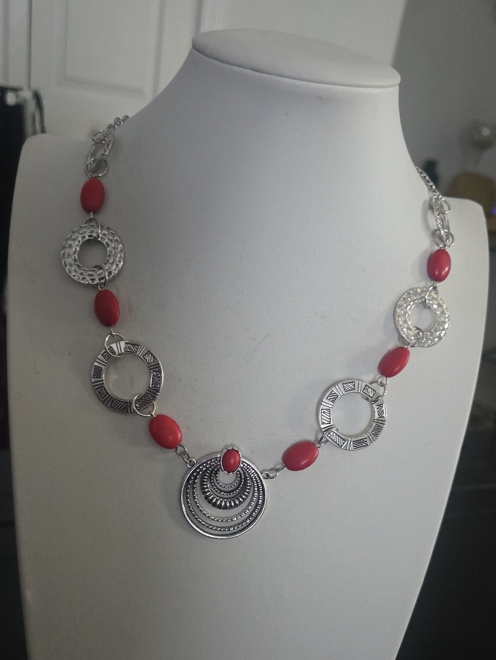 Paparazzi Zen Trend Red Necklace NWT